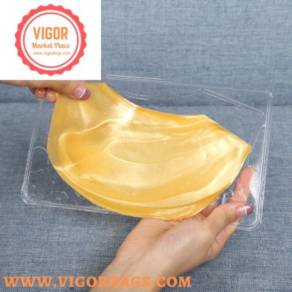 Gold 24k collagen neck mask sheet patch Moisturizer lifting anti wrinkle - Picture 9 of 12